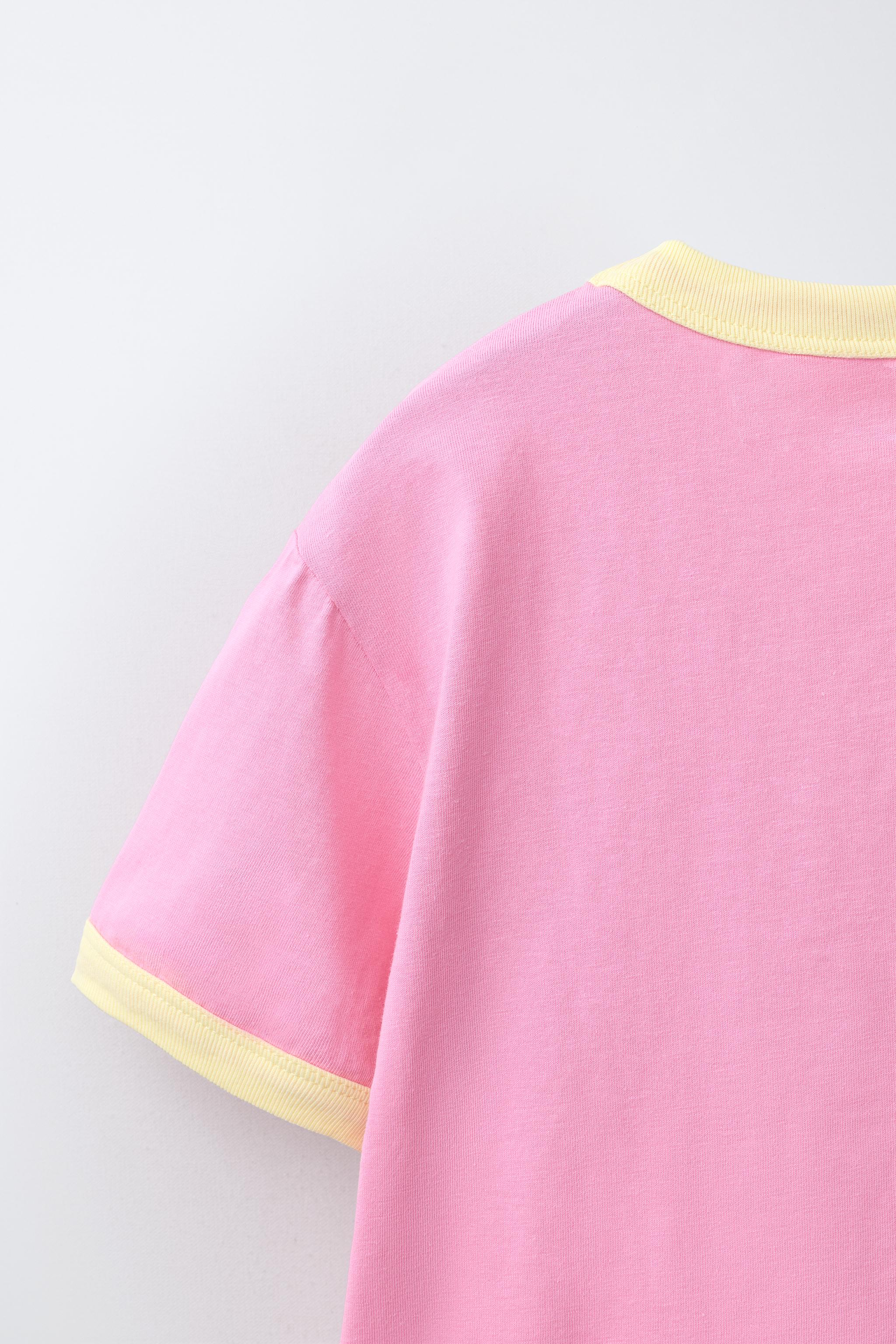 CONTRASTING TEXT T-SHIRT